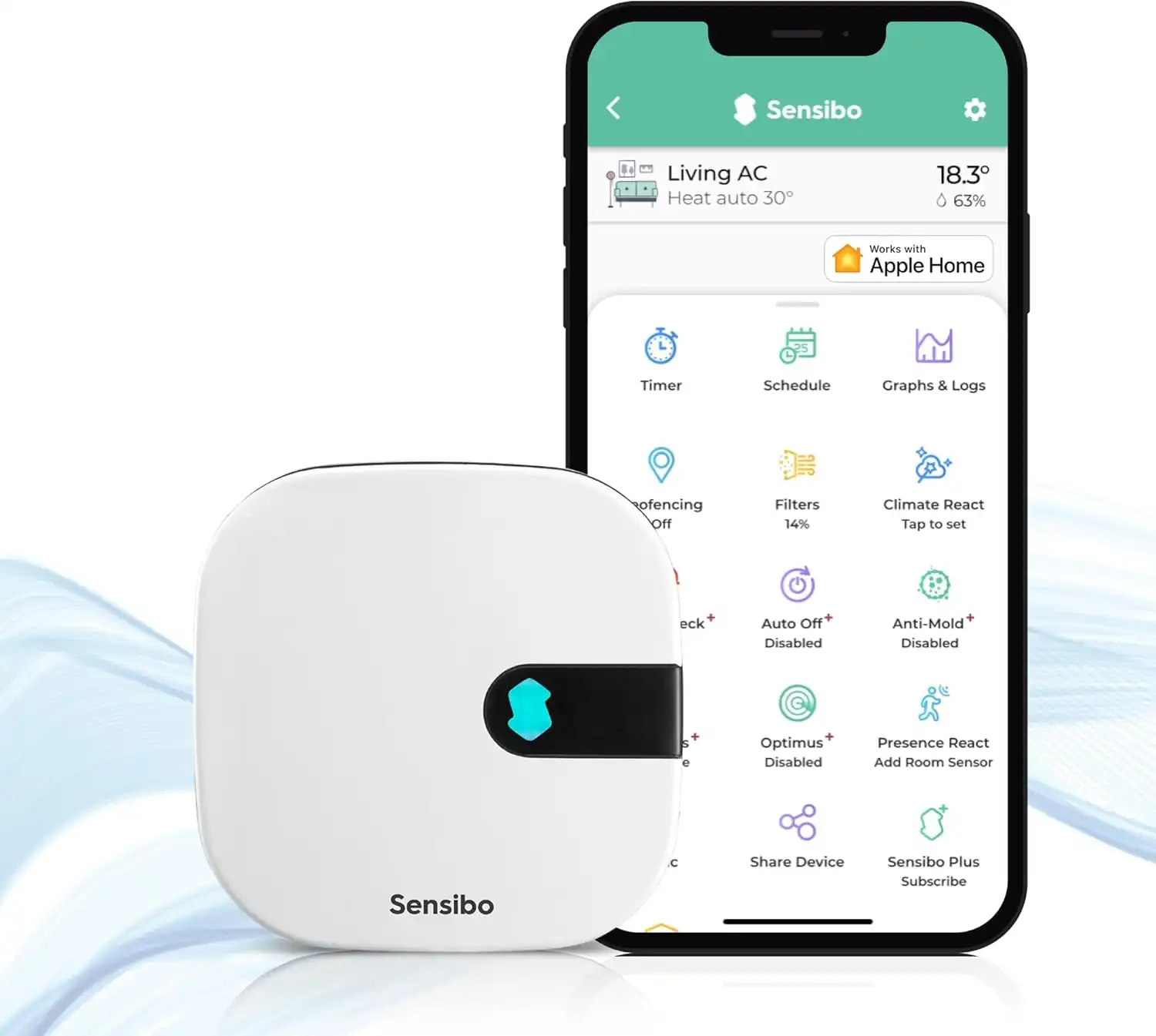 Sensibo Air Smart Controller - Turns any window or split AC into a smart AC
